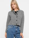 Вязаный кардиган VERO MODA VMBANG, mottled grey - фото 6