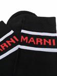 Marni носки с логотипом, черный - фото 2