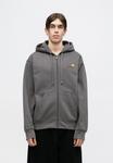 Толстовка Carhartt WIP HOODED AMERICAN SCRIPT JACKET, Porphyry/Grey - фото 4