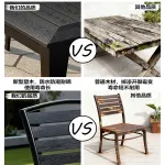 Комплект садовой мебели Baying, 6 классических стульев Buck, прямоугольный стол 120х80 см, с горизонтальными полосками - фото 6