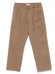 Paolo Pecora Kids прямые брюки, коричневый - фото