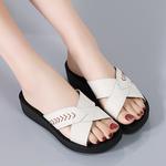 Шлепанцы женские бежевый Reivantix - фото 3