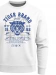 Neverless Свитшот 'Tiger' в белом цвете - фото 6