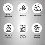 Полотенце для душа Маритим, Вояж Dyckhoff, Kiesel - фото 3