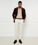 Рубашка мужская Van Laack облегающего кроя с отливом, бежевый - фото 2