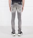 Джинсы мужские John Richmond облегающего кроя с эффектом потертости, серый - фото 4