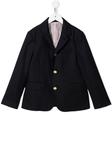 Thom Browne твиловый пиджак Super 120s, синий - фото
