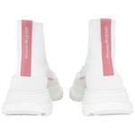 Alexander McQueen Женские ботинки Tread Slick Short Martin белые - фото 5