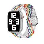 Biaodaige Часы Strap Apple Compatibility Fabric Material, Rainbow - фото 2