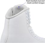 Женские коньки Jackson Ultima Classic 200/500 для женщин и девочек - удобные фигурные коньки для катания на коньках и любительского фигурного катания, White - фото 5