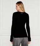 Свитер шерстяной Pinko Cymric Slim Fit, черный - фото 3