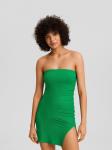 Мини платье Bershka Dress, цвет grass green - фото 2