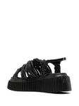 AGL босоножки Alice 65 на платформе, черный - фото 3
