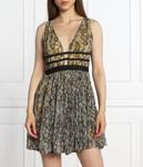 Платье женское Pinko мини из вискозы с открытой спиной, мультиколор - фото