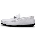 LEXON Мокасины унисекс черно-белые белые, цвет White - фото