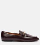 Барретта кожаные лоферы Tod's, Kraft Chiaro - фото 4