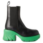 Черные травяные сапоги Bottega Veneta - фото 4