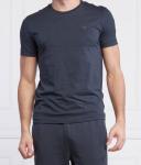 Футболка мужская Ea7 с нашивкой, синий - фото