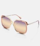 Логотипные оверсайз солнцезащитные очки Chloé - фото 3