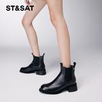 Ботинки Челси женские черный St&Sat - фото 8