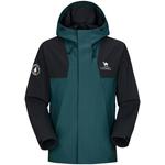 QIE Унисекс ветровка с капюшоном, Phantom Black (3-in-1 Model) - фото 10