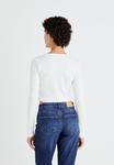 Топ с длинными рукавами NMSTINE CROP Noisy May, белый - фото 4