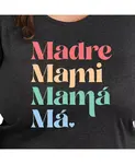 Футболка с рисунком Madre Mami Mama Plus Size Hybrid Apparel, серый - фото 2