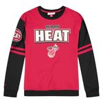 Свитшот NBA MIAMI HEAT ALL OVER CREWNECK 2.0 Mitchell And Ness, цвет Scharlachrot - фото