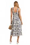 Halter Abstract Print Dress In Blue GILLI - фото 2