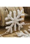 Гирлянда Снежинки серебро Loberon, серебро - фото 3