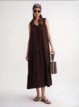 MixRay Платье в темно-коричневом цвете - фото 3