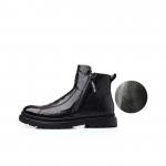 LUNMADENG Черно-коричневые мужские ботинки Black/Brown - фото 11