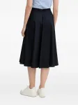 Юбка миди со складками Gant, синий - фото 2