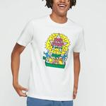 Футболка Keith X унисекс белая Uniqlo, белый - фото 3