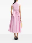 Драпированное платье миди Patou, розовый - фото 3