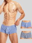 Боксеры SEOBEAN Checkered, Mixed Colors - фото