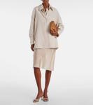 Skye 70 мюли с декоративной сеткой Jimmy Choo, Gold/Gold - фото 3