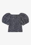 Блуза Abercrombie & Fitch EMERSON PUFF SLEEVE TOP, Anthracite/Dark Blue - фото 6