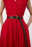 Платье MICHAEL Michael Kors V NECK MIDI , Crimson/Red - фото 8
