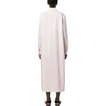 Полосатое платье-рубашка Auralee, розовый stripes - фото 5