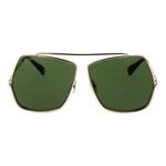 Золотые женские солнцезащитные очки Max Mara, Gold - фото 2