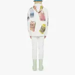 Оверсайз худи с принтом Givenchy, Taupe - фото 5