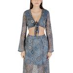 Синий топ из переработанного полиэстера Only - фото