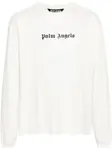 Футболка с логотипом PALM ANGELS, белый - фото