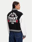 Куртка-бомбер regular fit Varsity DW0DW21628 Tommy Jeans, черный - фото 3