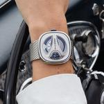 SEVENFRIDAY Часы ME Collection Automatic Mechanical Movement с синим циферблатом - фото 8