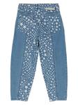 Stella McCartney Kids джинсы с узором Star, синий - фото 2