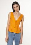 Топ PLUNGE INFLUENCER, оранжевый - фото