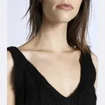 Платье + свитер стандартного кроя Pinko, черный - фото 3