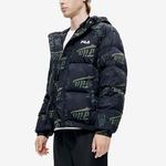 Пуховик мужской черный Fila Fusion - фото 5